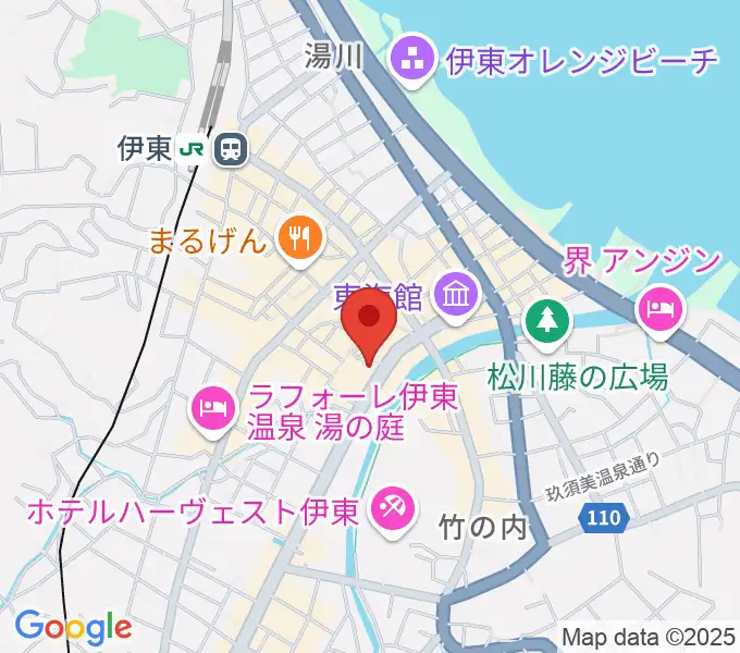 エフエム伊東なぎさステーションの地図