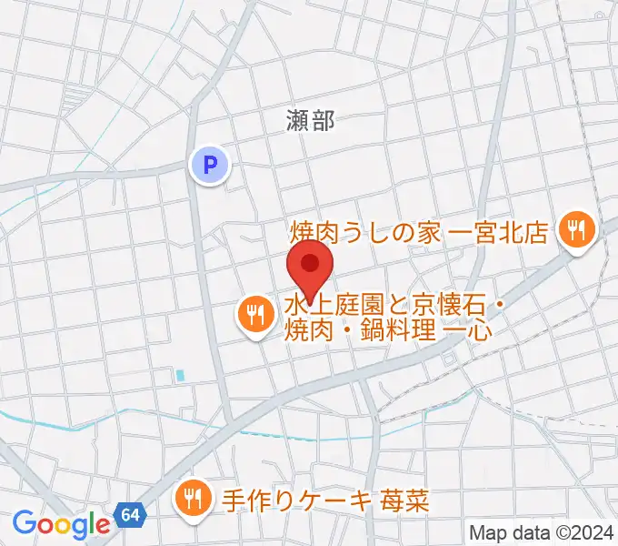 ピアノ教室luce 一宮瀬部校の地図