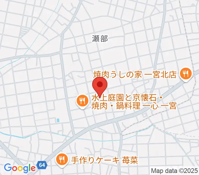 ピアノ教室luce 一宮瀬部校の地図
