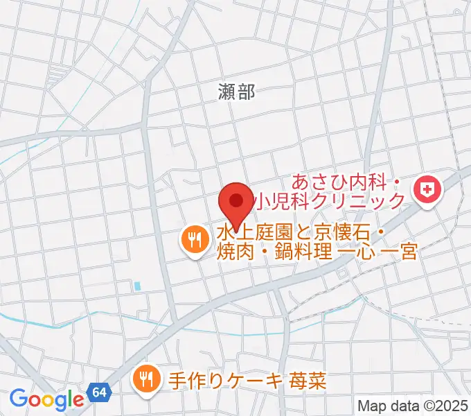 ピアノ教室luce 一宮瀬部校の地図