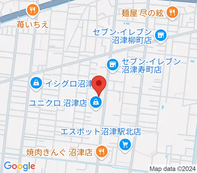 沼津コーストエフエムの地図