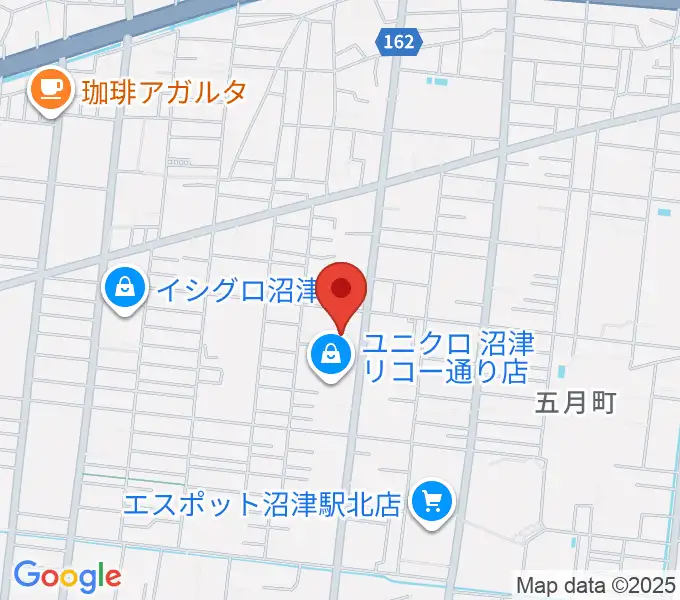 沼津コーストエフエムの地図