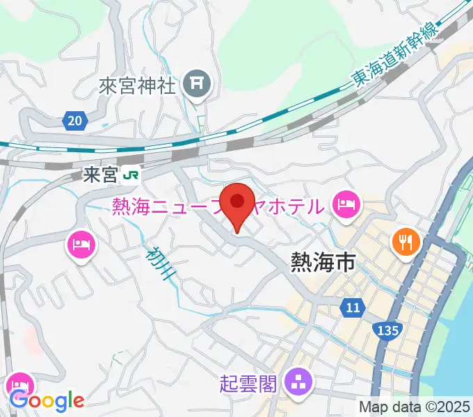 エフエム熱海湯河原 Ciao!の地図