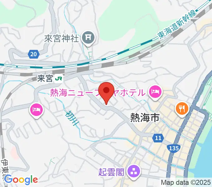 エフエム熱海湯河原 Ciao!の地図
