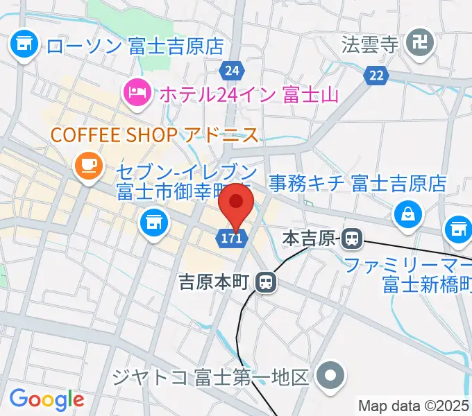 Radio-f（ラジオエフ）の地図