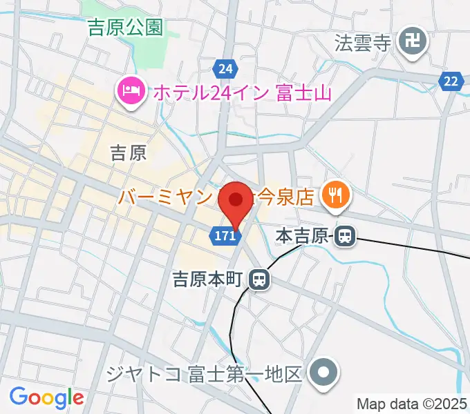 ラジオエフ Radio-fの地図