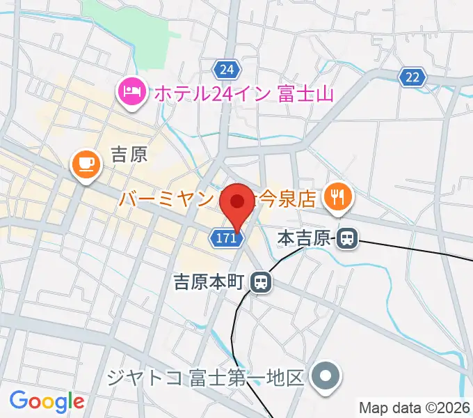 ラジオエフ Radio-fの地図