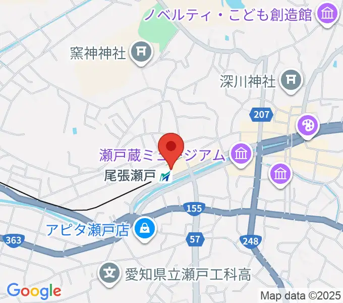 ラジオサンキュー（RADIO SANQ）の地図