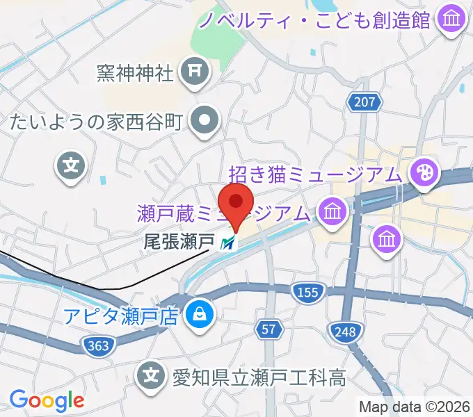 ラジオサンキュー（RADIO SANQ）の地図