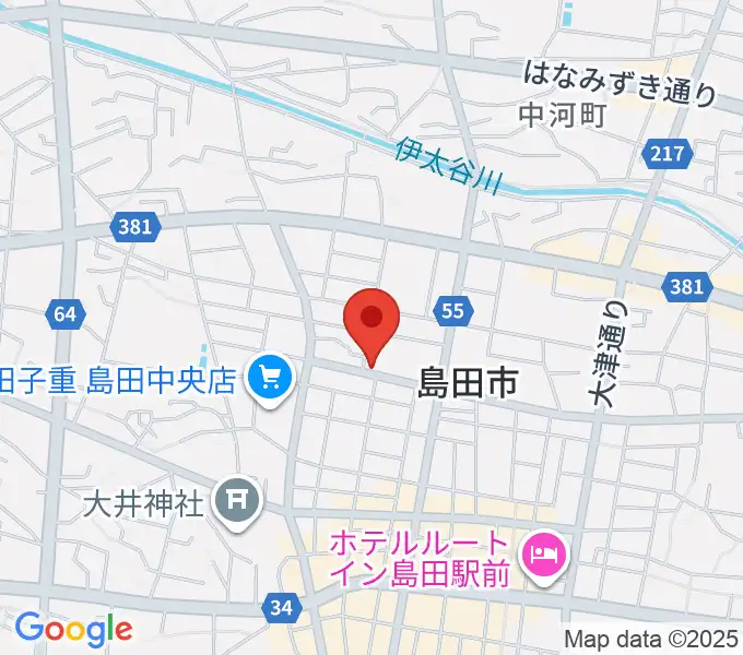 FM島田の地図