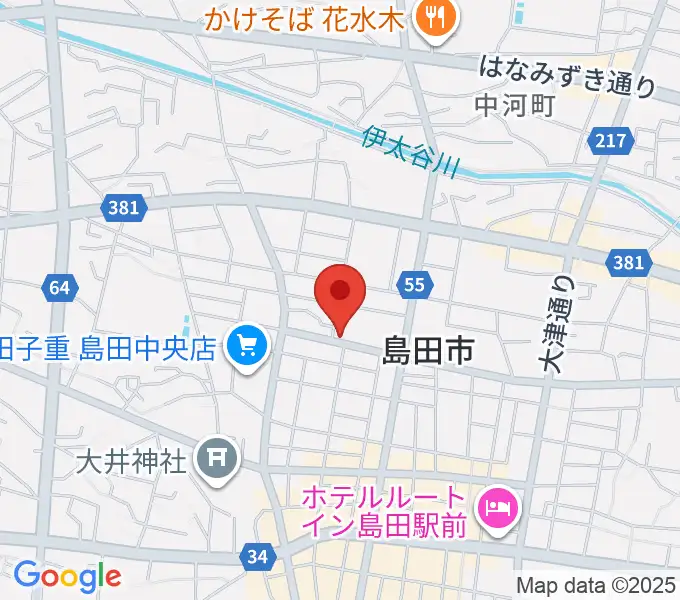 FM島田の地図