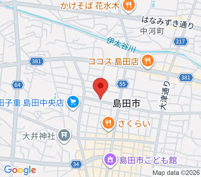 FM島田の地図