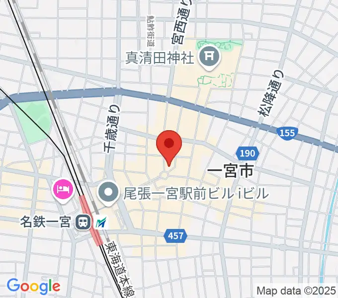 FMいちのみやの地図