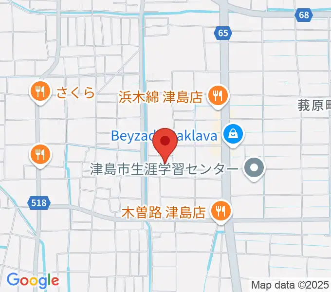 エフエムななみの地図