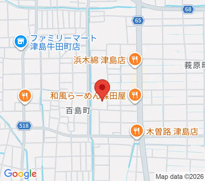 エフエムななみの地図