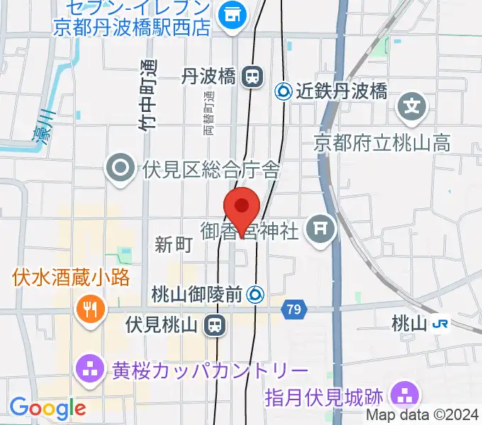 FM845の地図