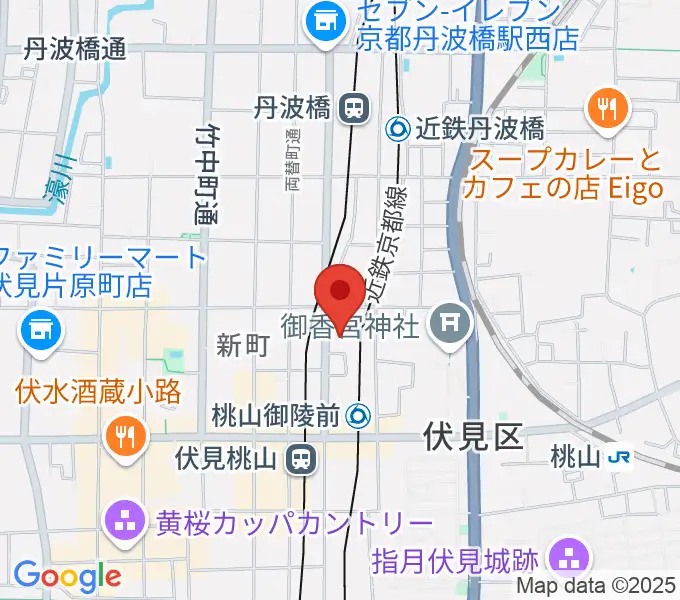 京都リビングエフエム FM845の地図