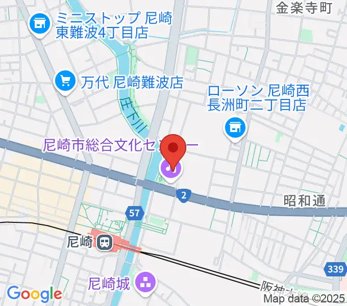 エフエムあまがさき FMaiaiの地図