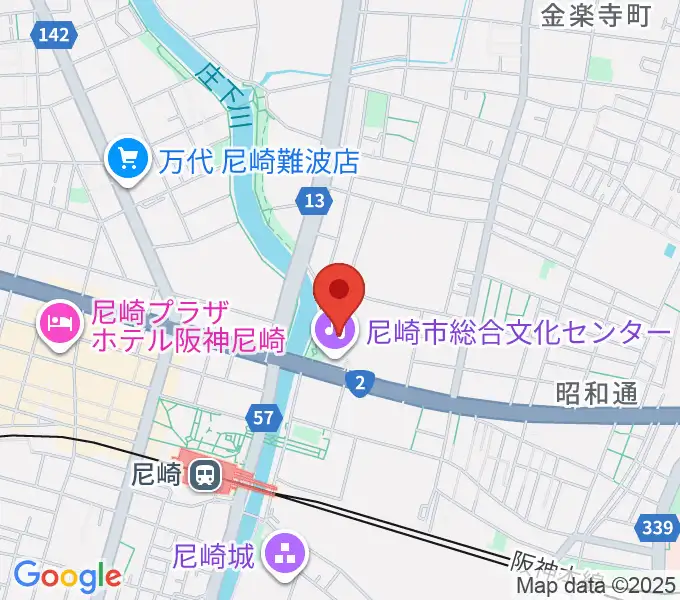 エフエムあまがさき FMaiaiの地図