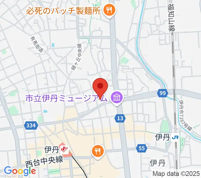 ハッピーエフエムいたみの地図