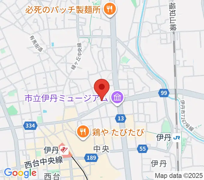 ハッピーエフエムいたみの地図