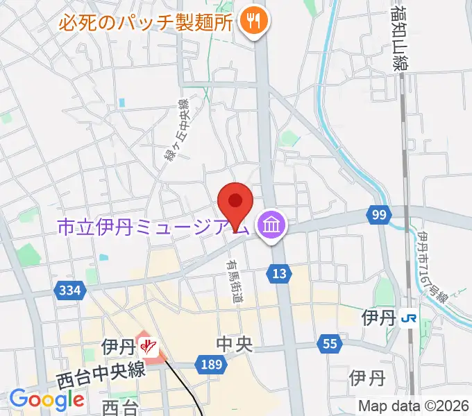 ハッピーエフエムいたみの地図