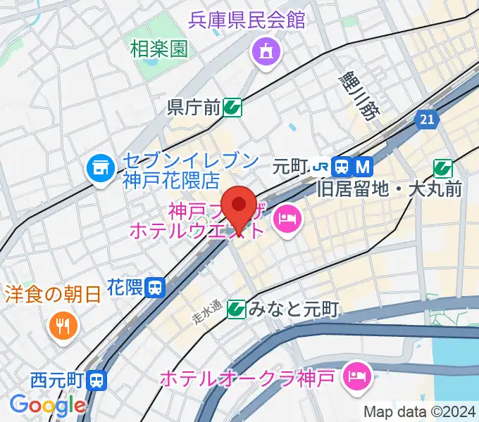 FM MOOVの地図