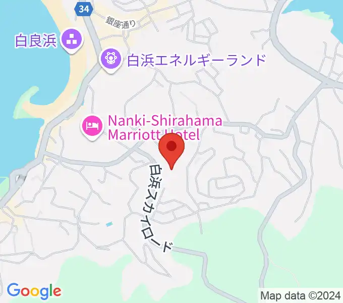 南紀白浜FMビーチステーションの地図