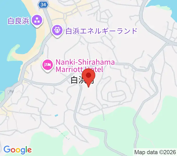 南紀白浜FMビーチステーションの地図