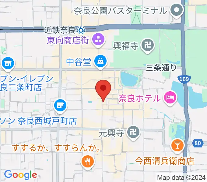 ならどっとFMの地図