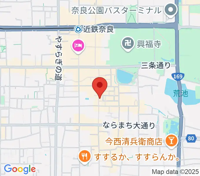ならどっとFMの地図