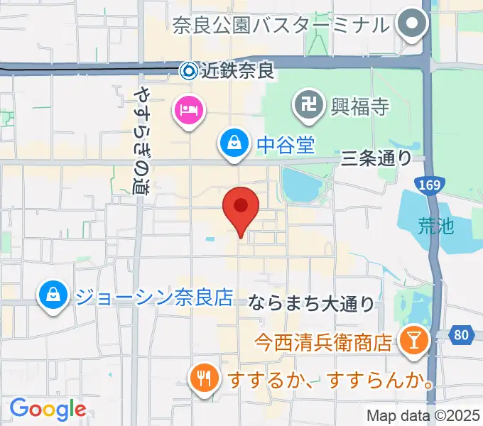 ならどっとFMの地図