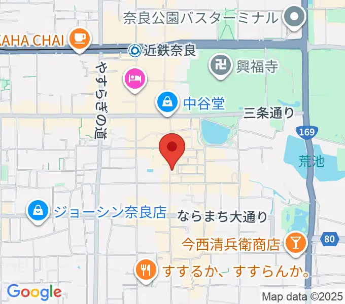 ならどっとFMの地図
