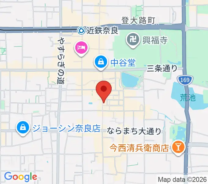 ならどっとFMの地図