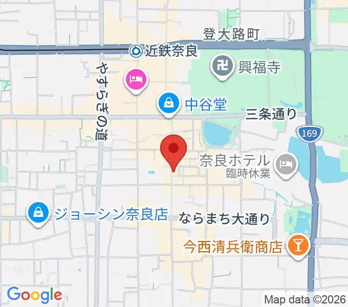 ならどっとFMの地図