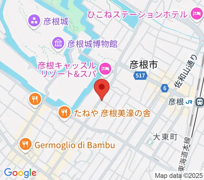 エフエムひこねの地図