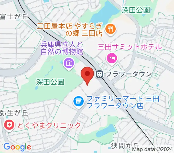 ハニーFMの地図