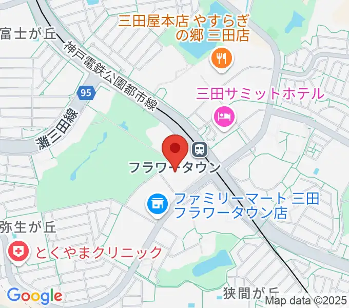 ハニーFMの地図