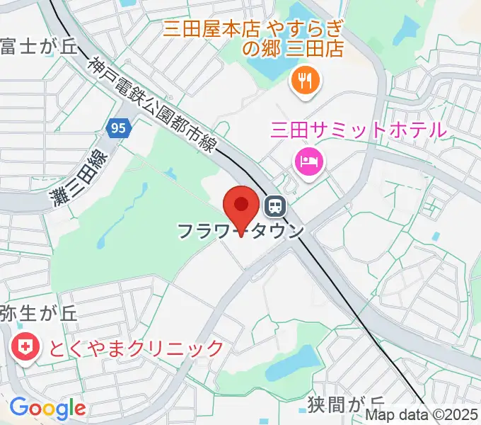 ハニーFMの地図
