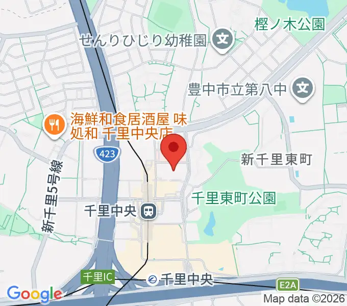 FM千里の地図