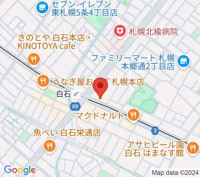 札幌Mellowの地図