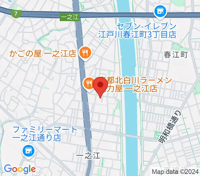 リベーレピアノ教室の地図