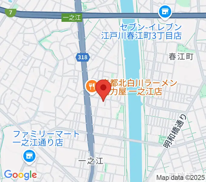 リベーレピアノ教室の地図