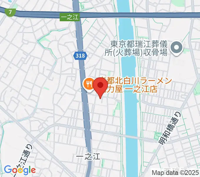 リベーレピアノ教室の地図