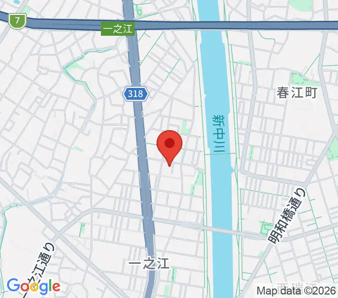 リベーレピアノ教室の地図