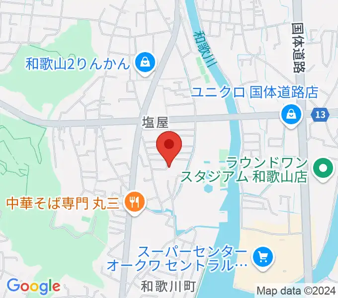 バナナエフエムの地図