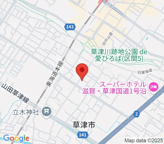 えふえむ草津の地図