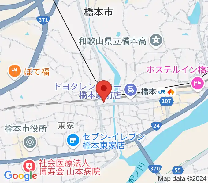 FMはしもとの地図