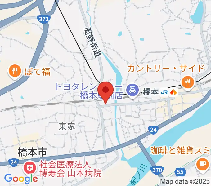FMはしもとの地図
