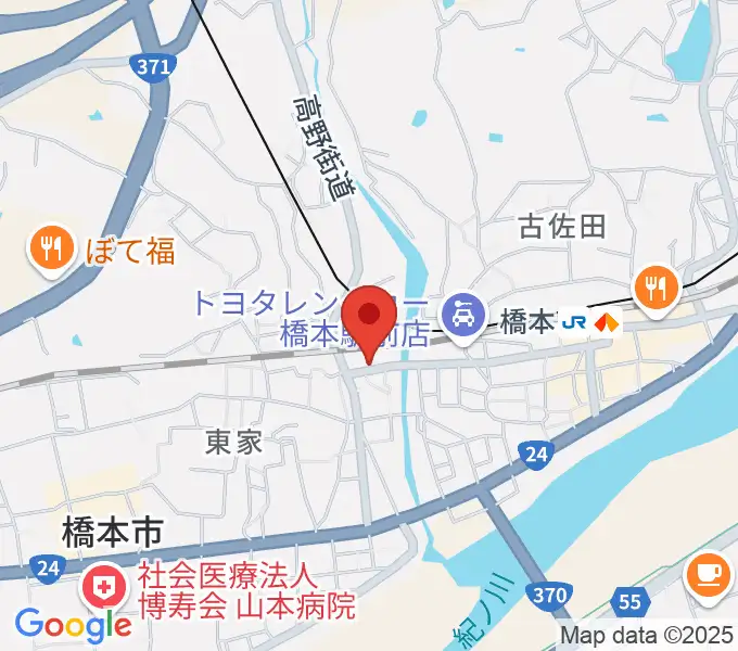 FMはしもとの地図